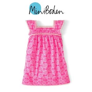 Mini BODEN Ruffle Dress 7-8y